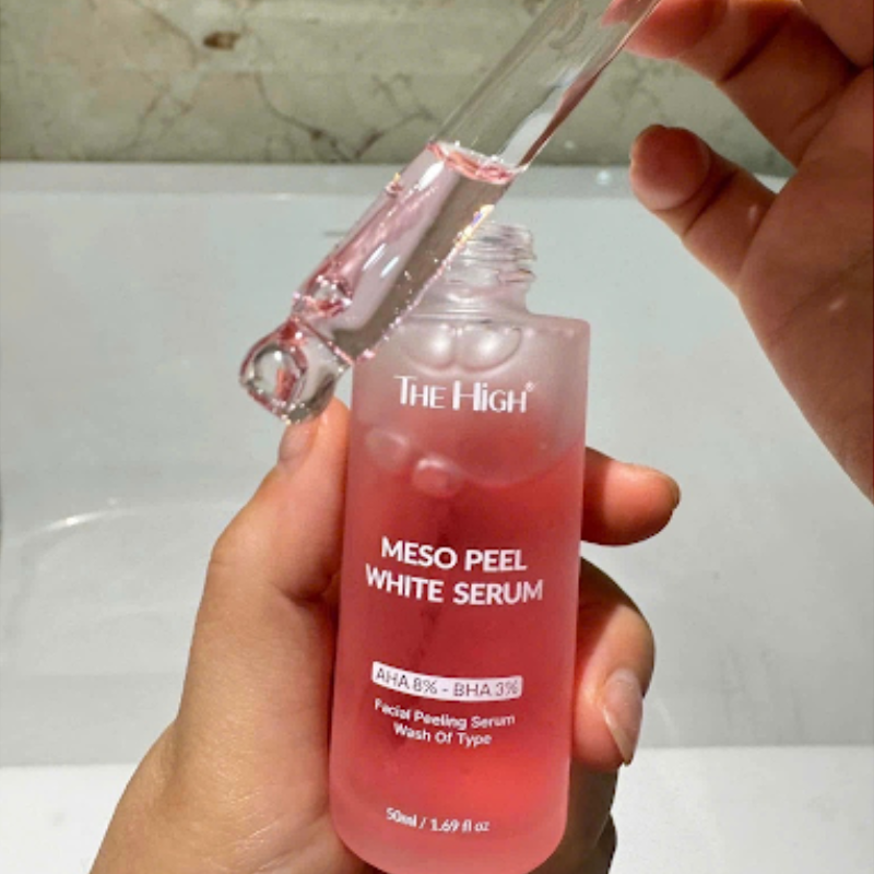 Tinh Chất Serum Meso Peel The High 50ml - Serum Hỗ Trợ Dưỡng Sáng Mờ Thâm Cải Thiện Lão Hóa Da - Serum The High Chính Hãng