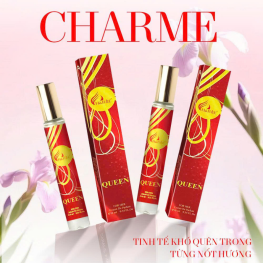 Set 2 Chai Nước Hoa Charme Queen 10ml Cho Nữ Mùi Thơm Quyến Rũ Gợi Cảm - SETCHARMQUEEEN10ML