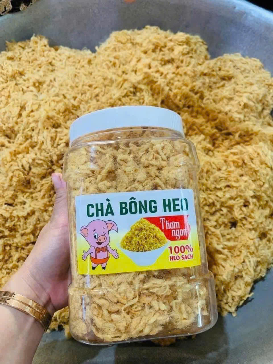 26488_z6819450584399-93b614ec279e765fe835a8d58f5342b1_20250719162748-4.jpg Chà Bông Heo Xù 500g Thơm Ngon - CBHX500G