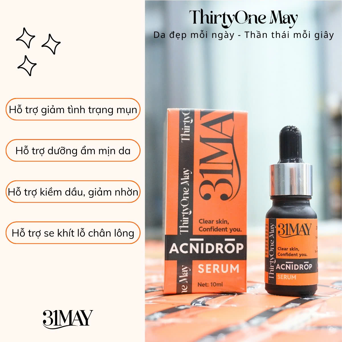 26544_z6908923289623-f47a4390d5f1dcbc9da3a73c707fc818_20250821150125-6.jpg Serum Mụn 31may Acnidrop 10ml – Serum Thirtyone May - 8938562528040