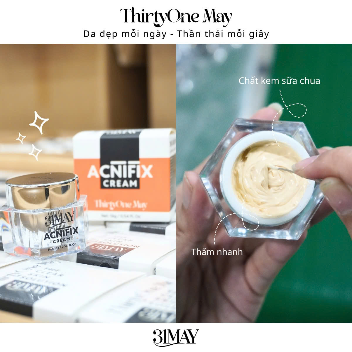26546_z6908923776065-750a914c582525a7b818dc5432b2c40e_20250820225133-6.jpg Kem Mụn 31may Acnifix 16g – Face Thirty One May Acnifix Chính Hãng - 8938562528088