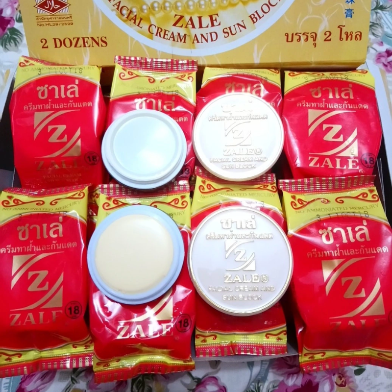 Combo 2 Hộp Kem Dưỡng Da Mặt Zale Thái Lan 3g/Hộp Combo 2 Hộp Kem Dưỡng Da Mặt Zale Thái Lan 3g/Hộp