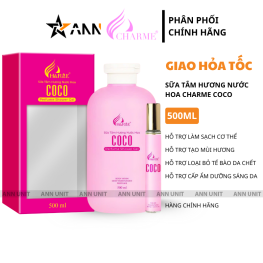 Combo Sữa Tắm Hương Nước Hoa Charme Coco 500ml & Nước Hoa Charme Coco 10ml - 8936194698704
