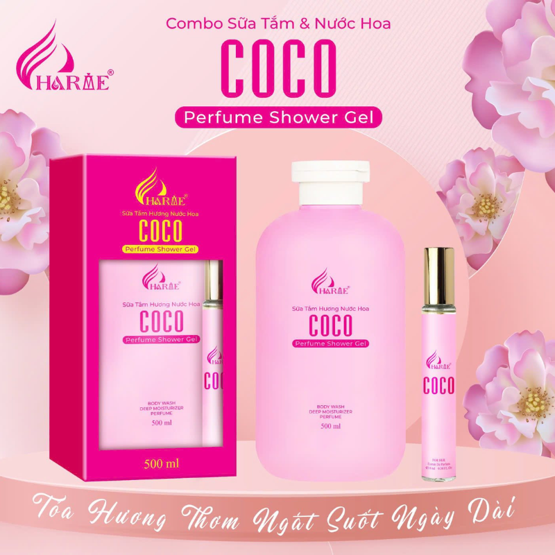 26561_5_20250811113332-1.png Combo Sữa Tắm Hương Nước Hoa Charme Coco 500ml & Nước Hoa Charme Coco 10ml - 8936194698704