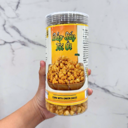 Bắp Sấy Tỏi Ớt Hộp 400g Thơm Ngon - BSTOH400G