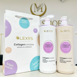 Combo Gội Xả Olexrs Argan Oil Essence Màu Tím 500ml - CBGXOMT