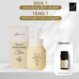 Dung Dịch Vệ Sinh A Cosmetics Daily Feminine Clean - Tặng Nước Hoa Vùng Kín - DDVSA