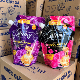 Combo 2 Túi Nước Giặt Xả Minmy Màu Tím Hoặc Hồng 2,2kg/Túi - NCGITXMINMY
