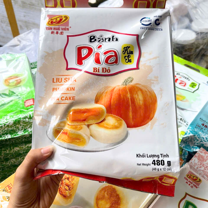 26629_46_20250828123121-1.png Bánh Pía Kim Sa Bí Đỏ Tân Huê Viên Thơm Ngon 480g (40g x 12 cái) - 8936014316603