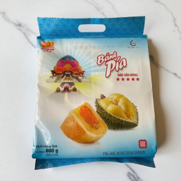 Bánh Pía Đậu Sầu Riêng Tân Huê Viên 600g (150g x 4 cái) - BPDSR
