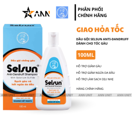 Dầu Gội Chống Gàu Selsun Anti-Dandruff 100ml - Dầu Gội Giảm Gàu Selsun - GOISELSUN100ML