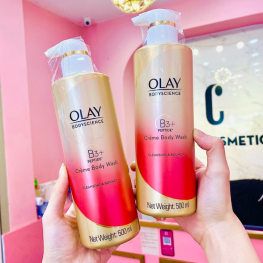 Sữa Tắm Dưỡng Sáng Da Olay B3+ Vitamin C Màu Đỏ 500ml - STOLAYDO500ML