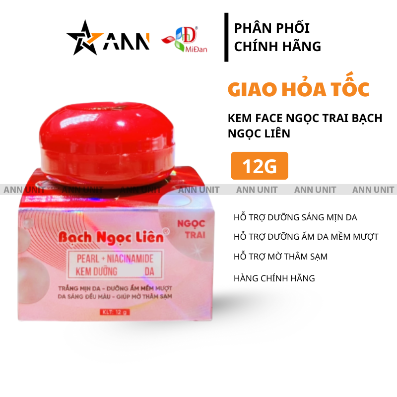 Giá sỉ kem Face Ngọc Trai Bạch Ngọc Liên 12g