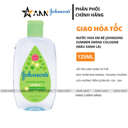 Nước Hoa Em Bé Johnsons Summer Swing Baby Cologne Màu Hồng 125ml Hương Thơm Nhẹ Nhàng Thoang Thoảng - 4801010122326