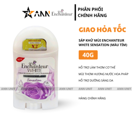 Sáp Khử Mùi Enchanteur White Sesation 40g - Sáp Khử Mùi Hương Nước Hoa Pháp - 8935212806787