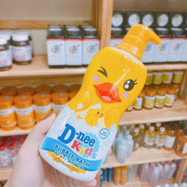 Sữa Tắm Gội Toàn Thân Cho Bé Dnee Kid Thái Lan Màu Vàng 400ml - 8851989062310