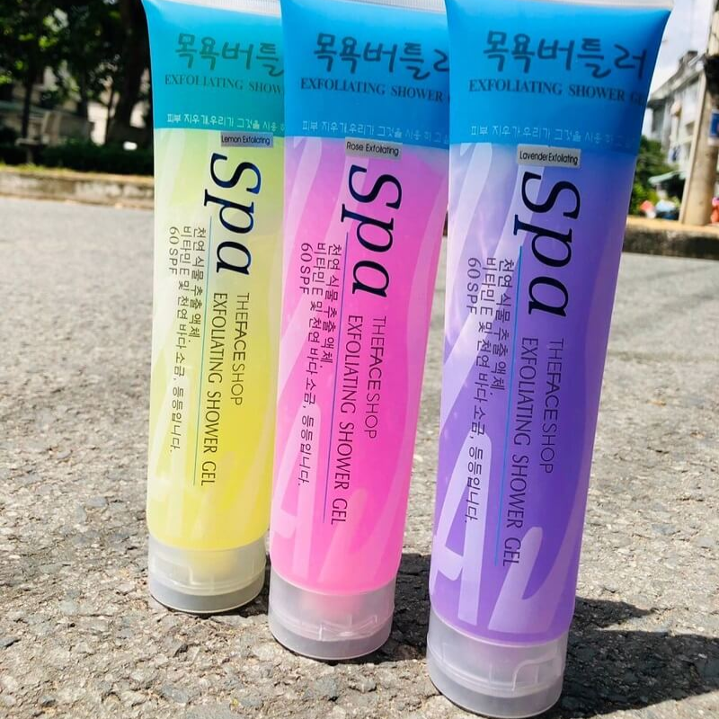 Gel Tẩy Tế Bào Da Chết Body Hàn Quốc Spa Exfoliating Shower Gel 350ml Gel Tẩy Tế Bào Da Chết Body Hàn Quốc Spa Exfoliating Shower Gel 350ml