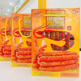 Lạp Xưởng Tôm Tân Huê Viên 500g Thơm Ngon - LXTTHV500G