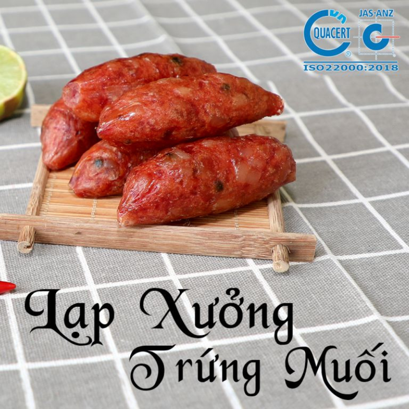 Nguồn sỉ lạp Xưởng Trứng Muối Tân Huê Viên 500g Nguồn sỉ lạp Xưởng Trứng Muối Tân Huê Viên 500g