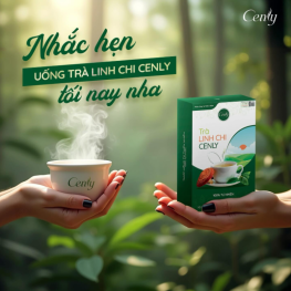 Trà Thảo Mộc Linh Chi Cenly Từ Thiên Nhiên Hộp 18g (3g x 6 Gói) - TLCC18G