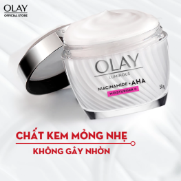 Kem Dưỡng Olay Luminous Niacinamide + AHA Moisturizer 50g - 4987176080547