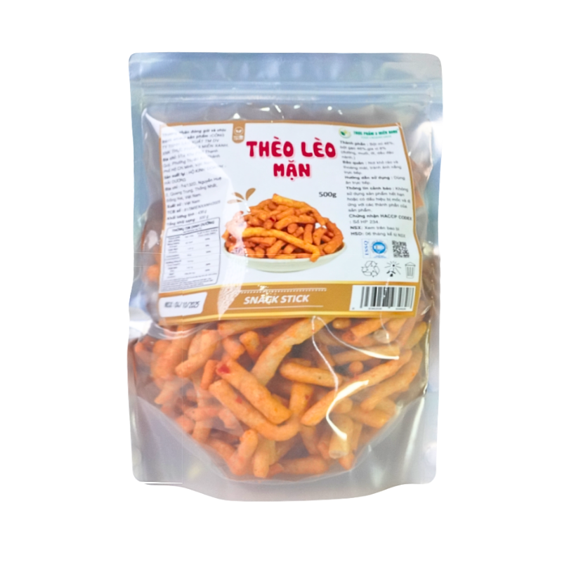 Thèo Lèo Mặn 500g Thơm Ngon Túi Zip Thèo Lèo Mặn 500g Thơm Ngon Túi Zip