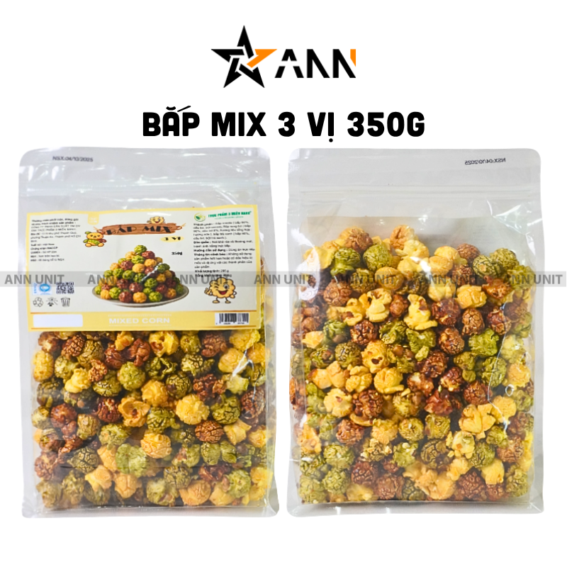 26828_31_20251007170745-4.png Bắp Mix 3 Vị 350g Thơm Ngon Túi Zip - 8936208937720