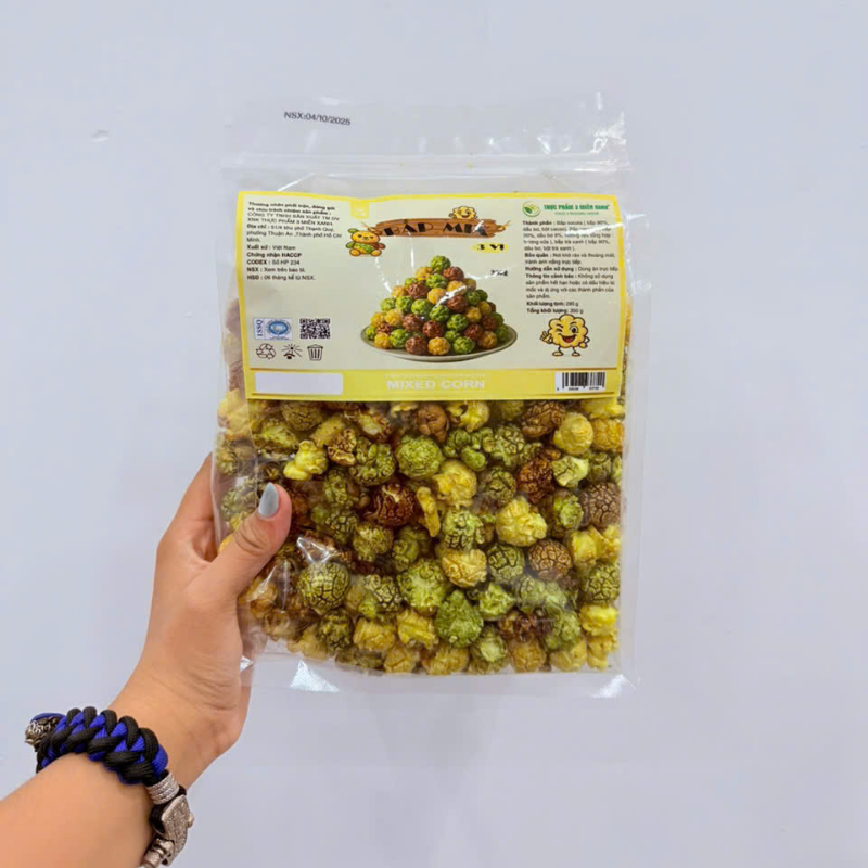 26828_36_20251007170750-5.png Bắp Mix 3 Vị 350g Thơm Ngon Túi Zip - 8936208937720