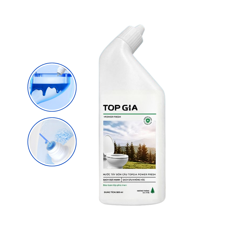 Nguồn sỉ nước Tẩy Bồn Cầu Top Gia - Chai Khử Mùi Bồn Cầu Diệt Khuẩn Siêu Sạch Tiết Kiệm 500ml Nguồn sỉ nước Tẩy Bồn Cầu Top Gia - Chai Khử Mùi Bồn Cầu Diệt Khuẩn Siêu Sạch Tiết Kiệm 500ml