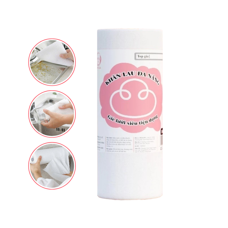 Cuộn Khăn Lau Đa Năng Top Gia 100 Tờ Siêu Da Tái Sử Dụng Cuộn Khăn Lau Đa Năng Top Gia 100 Tờ Siêu Da Tái Sử Dụng