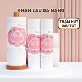 Cuộn Khăn Lau Đa Năng Top Gia 100 Tờ Siêu Da Tái Sử Dụng - CKGLDN01