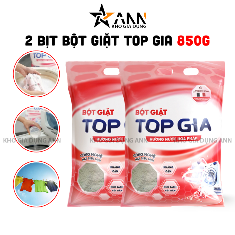 26885_23_20251015153354-1.png Combo 2 Túi Bột Giặt Quần Áo Top Gia 850g/Túi Hương Nước Hoa Pháp - BGQA04