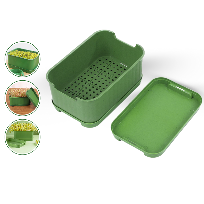 Khay Trồng Giá Đỗ Bằng Nhựa Nguyên Sinh - Khay Trồng Rau Mầm Khay Trồng Giá Đỗ Bằng Nhựa Nguyên Sinh - Khay Trồng Rau Mầm