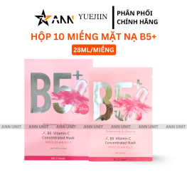 Hộp 10 Miếng Mặt Nạ Phục Hồi B5+ Vitamin C Concentrated Mask 28ml/Miếng - Màu Hồng - 8801457522983