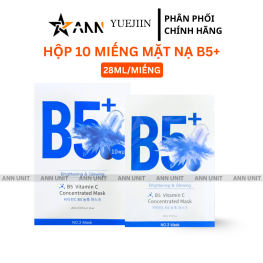 Hộp 10 Miếng Mặt Nạ Phục Hồi B5+ Vitamin C Concentrated Mask 28ml/Miếng - Màu Xanh - 8801457522914
