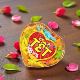 Kẹo Dẻo Cá Sấu 200g - Hộp Trái Tim - KDCSHTT200G