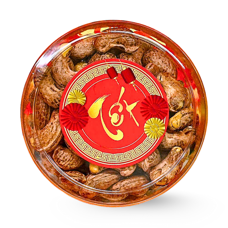 Nguồn sỉ hạt Điều Rang Muối Còn Vỏ Lụa 230g Hộp Tròn Nhỏ Hộp Quà Tết 2026 Nguồn sỉ hạt Điều Rang Muối Còn Vỏ Lụa 230g Hộp Tròn Nhỏ Hộp Quà Tết 2026