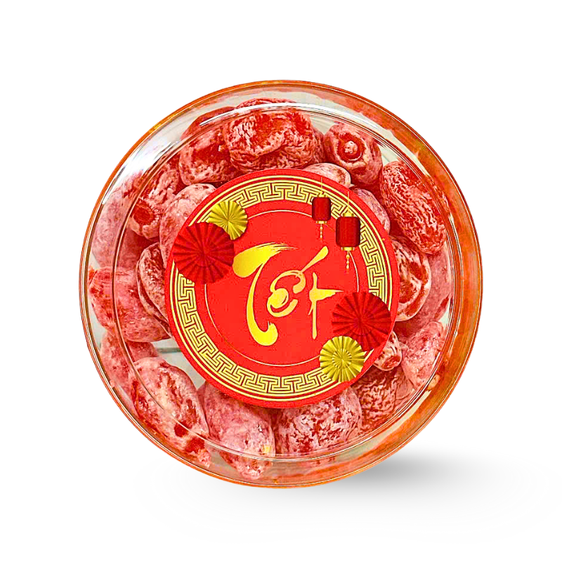 Giá sỉ ô Mai Đào Hồng 300g - Hộp Tròn Nhỏ Hộp Quà Tết 2026 Giá sỉ ô Mai Đào Hồng 300g - Hộp Tròn Nhỏ Hộp Quà Tết 2026
