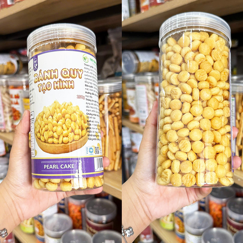 Bánh Quy Tạo Hình (Quy Hạt Ngọc) 250g Hũ Bánh Quy Tạo Hình (Quy Hạt Ngọc) 250g Hũ