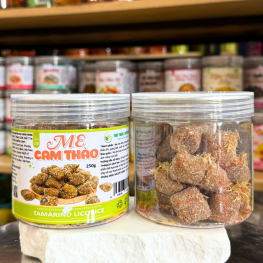 Kẹo Me Cam Thảo Mini 250g - Hộp Pet - KMCTMHP250G