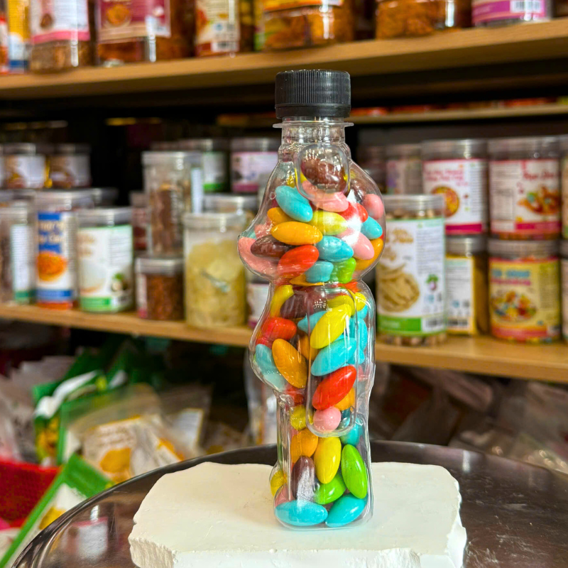 Kẹo Socola Nhộng 200g - Chai Gấu Nhỏ Kẹo Socola Nhộng 200g - Chai Gấu Nhỏ