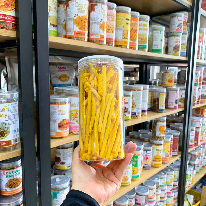 Snack Hương Khoai Tây Ống Vàng Thơm Ngon 200g - Hộp Pet Snack Hương Khoai Tây Ống Vàng Thơm Ngon 200g - Hộp Pet