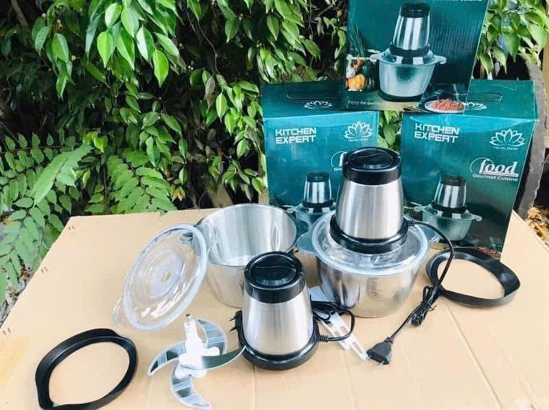 Cối xây thịt Inox( HDSD: xây nhấp nhả, ấn tối đa 5 giây) Cối xây thịt Inox( HDSD: xây nhấp nhả, ấn tối đa 5 giây)