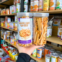 Bánh Quy Tạo Hình (Quy Đũa) 250g - Hộp Pet - BQTHQDHP250G