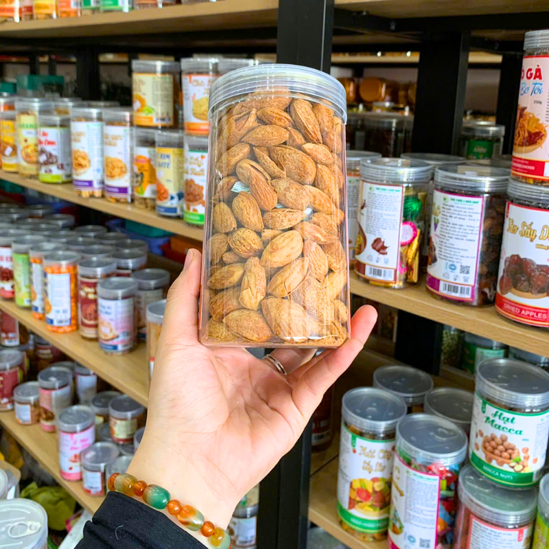 Hạnh Nhân Rang Bơ Loại Vỏ Mỏng 400g - Hũ Pet Hạnh Nhân Rang Bơ Loại Vỏ Mỏng 400g - Hũ Pet