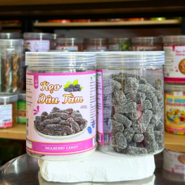 Kẹo Dâu Tằm 400g - Hộp Pet - KHDTHP400G