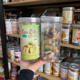 Kẹo Dừa Ít Đường Mix Vị Thơm Ngon 300g - Hũ Pet - KDIDMVHP300G