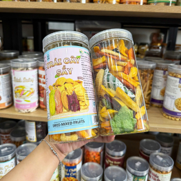 Trái Cây Sấy Thơm Ngon 300g - Hộp Pet - TCSHP300G