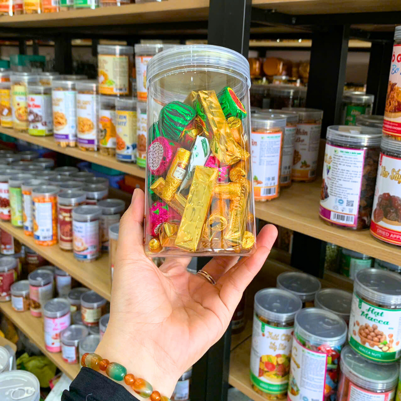 Kẹo Socola Mix 450g - Hũ Pet Kẹo Socola Mix 450g - Hũ Pet