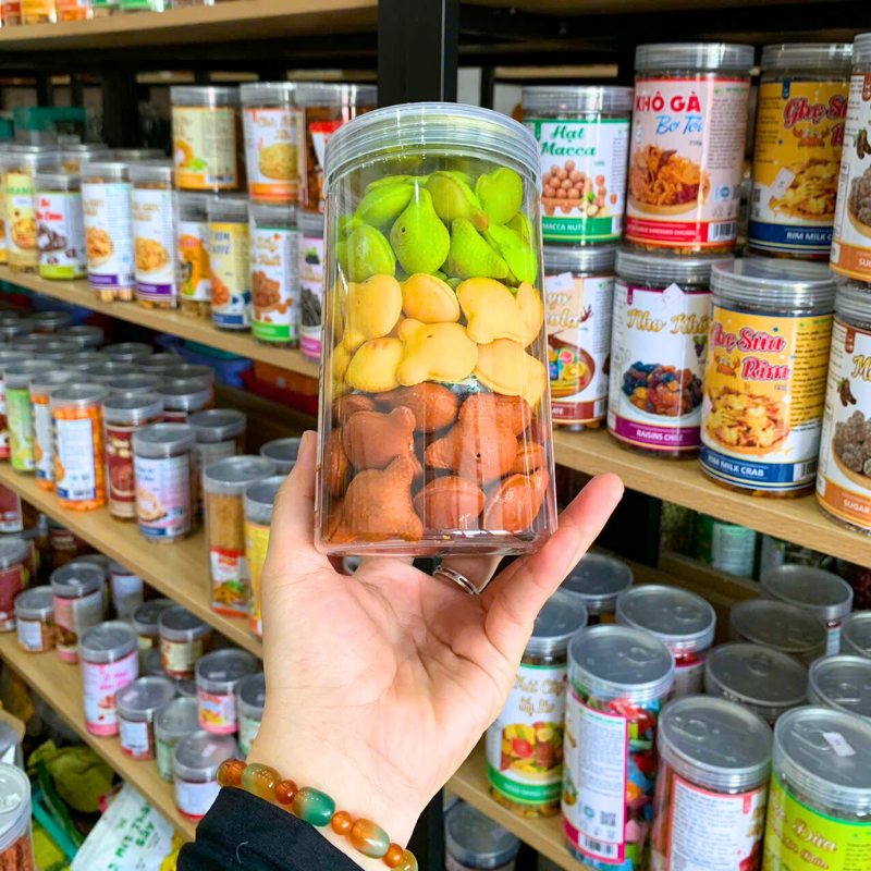 Nguồn sỉ bánh Gấu Mix 3 Vị (Truyền Thống - Socola - Chùm Ngây) 350g - Hộp Pet Nguồn sỉ bánh Gấu Mix 3 Vị (Truyền Thống - Socola - Chùm Ngây) 350g - Hộp Pet